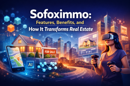 Sofoximmo real estate platform with AI tools, virtual tours, and smart property listings