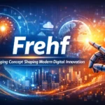 Frehf digital innovation concept with AI, automation, and futuristic technology systems